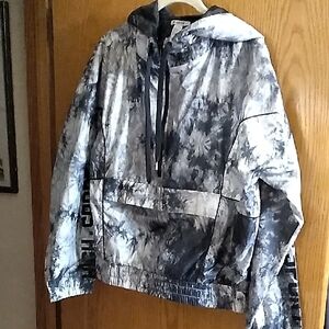 Forever 21 Monochrome Tie-Dye Hoodie